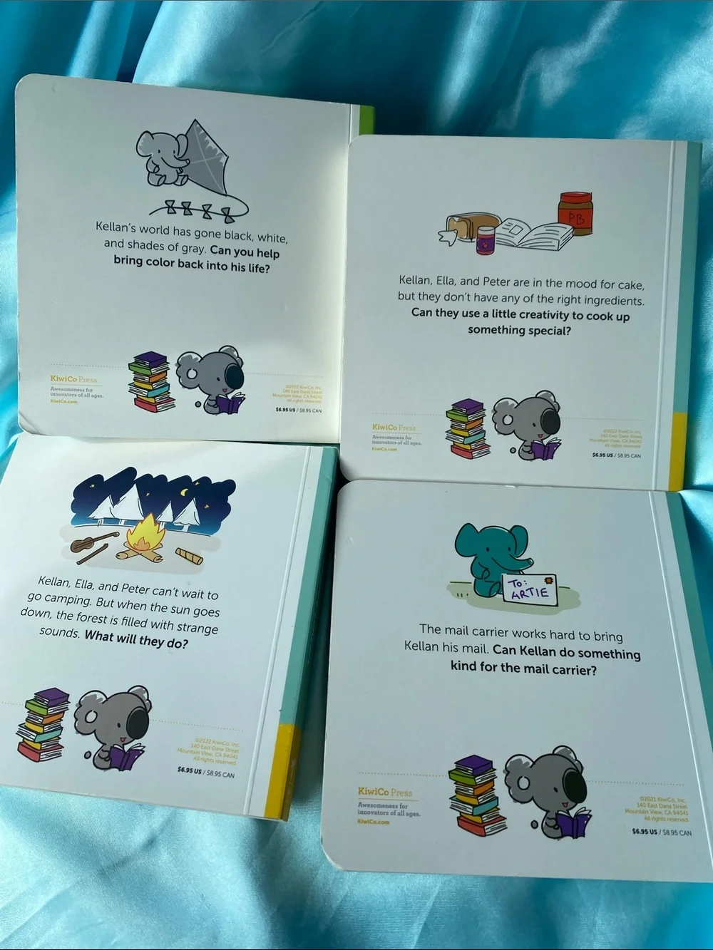 Kiwico Kellan's Koala Board Book Bundle Set